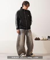 ◆レザーライク トラックジャケット◆si-90700725