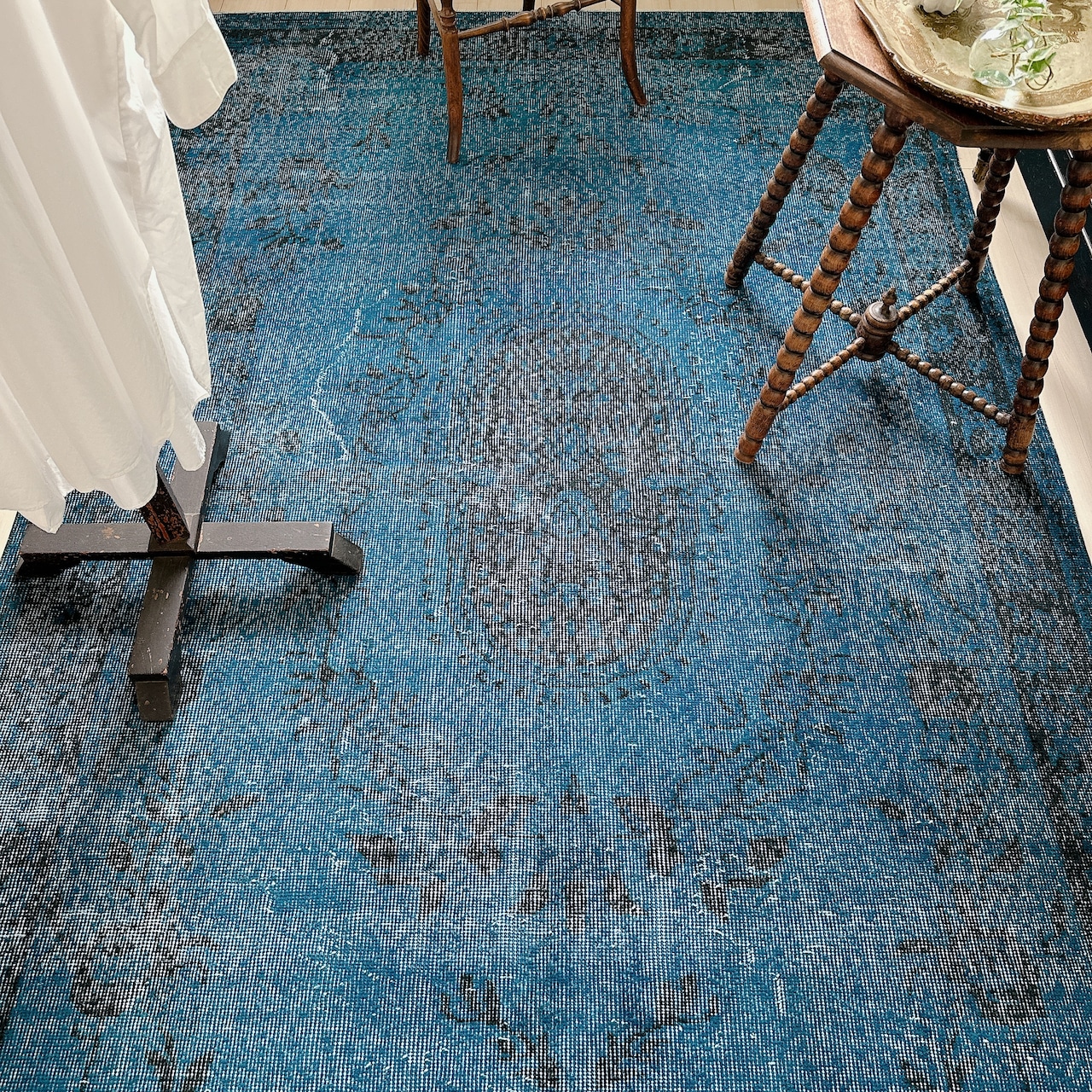 トルコ ヴィンテージラグ TR017 | イスパルタ(オーバーダイ) | 163cm × 268cm