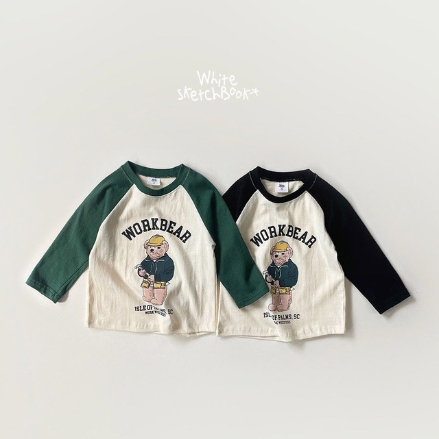【即納】WSB work bear tee #17150