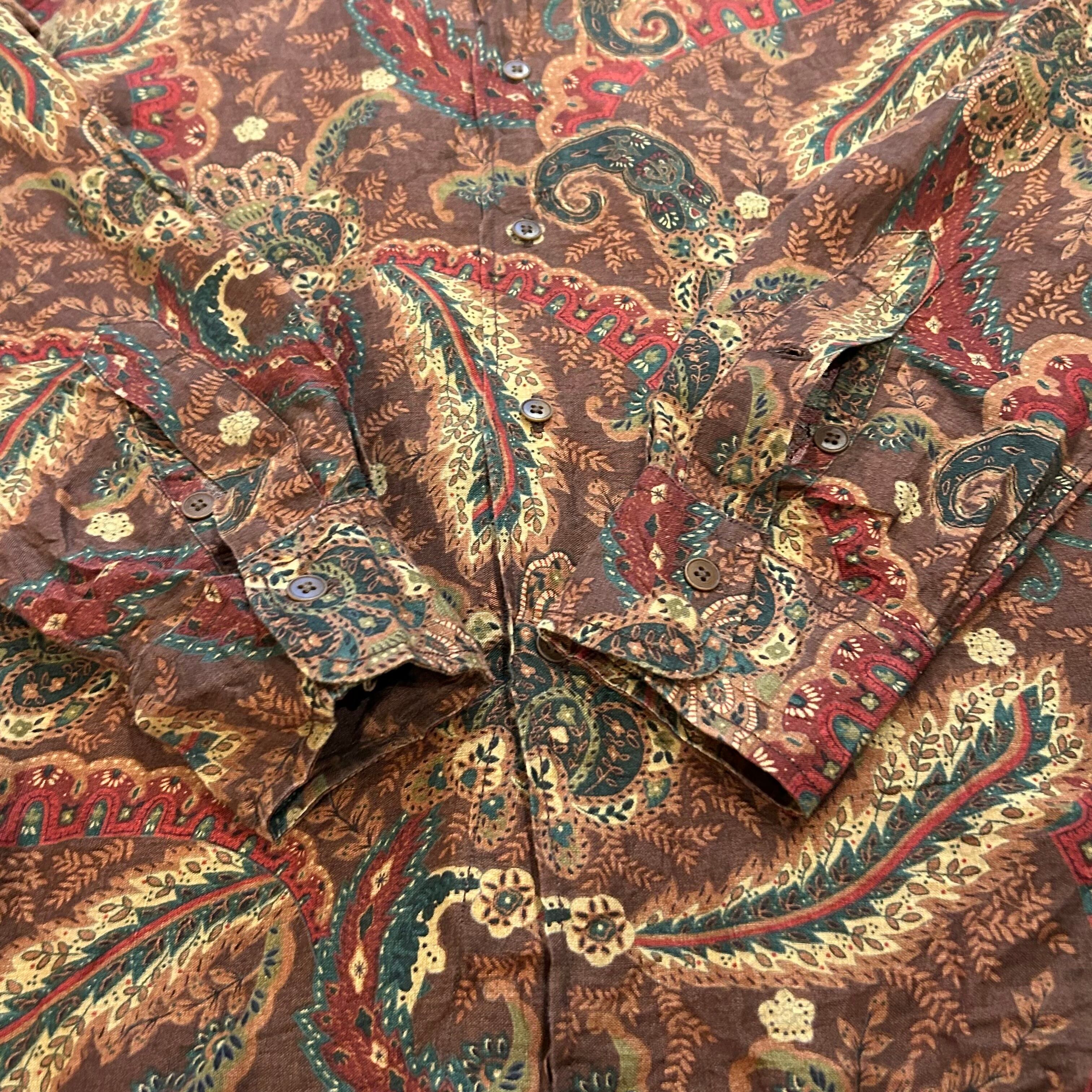 90s POLO Ralph Lauren paisley button shirt【高円寺店】 | What'z up