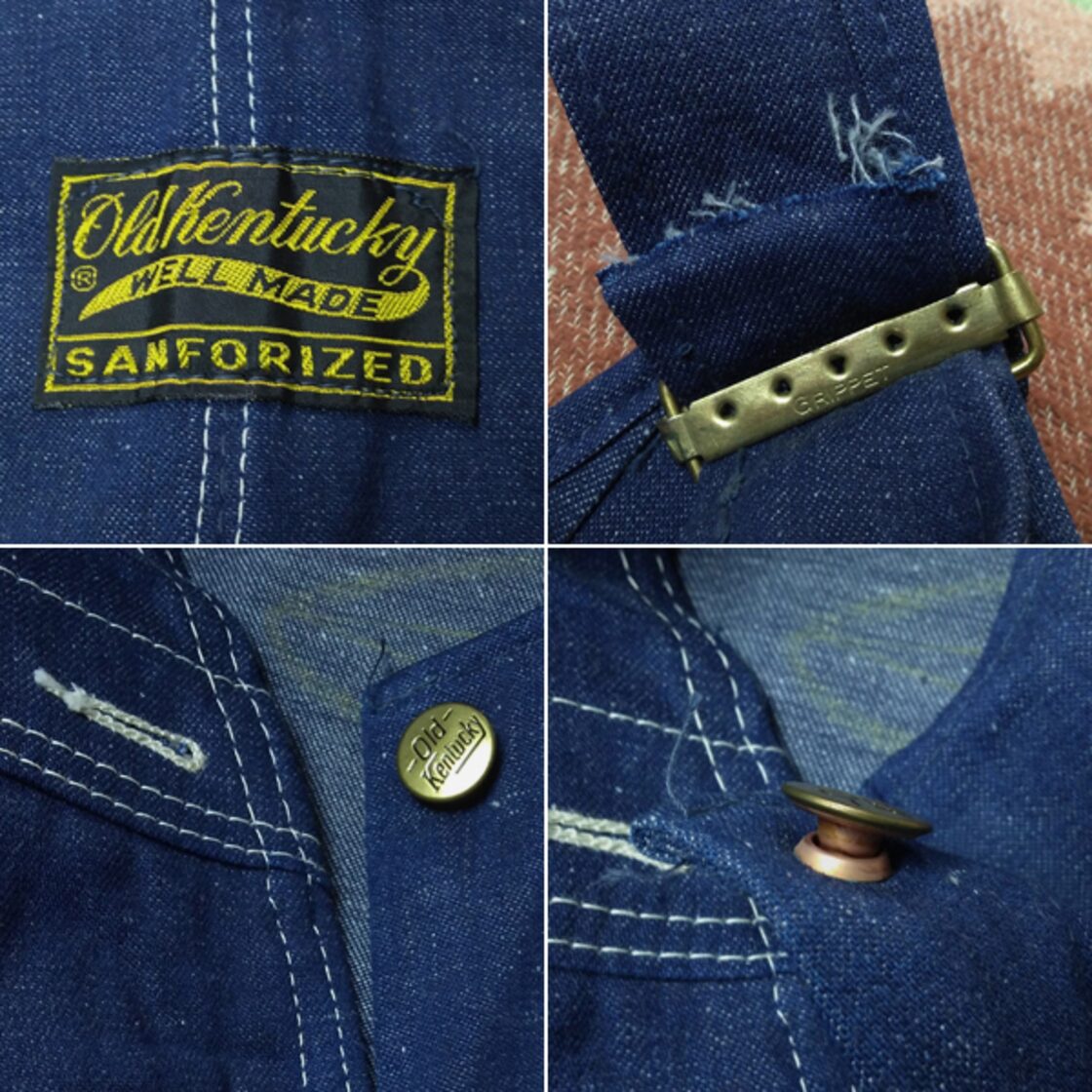 Dead-Stock 60s～ Old Kentucky Denim Overalls | Pay ID