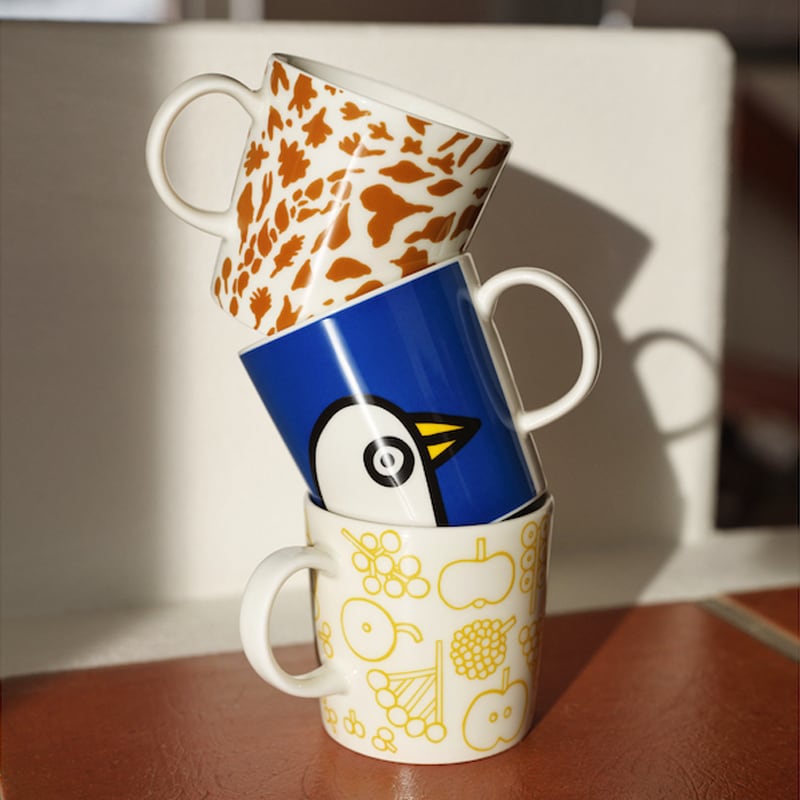 数量限定》オイバ トイッカ マグ チーター ブラウン 0.4L［ iittala