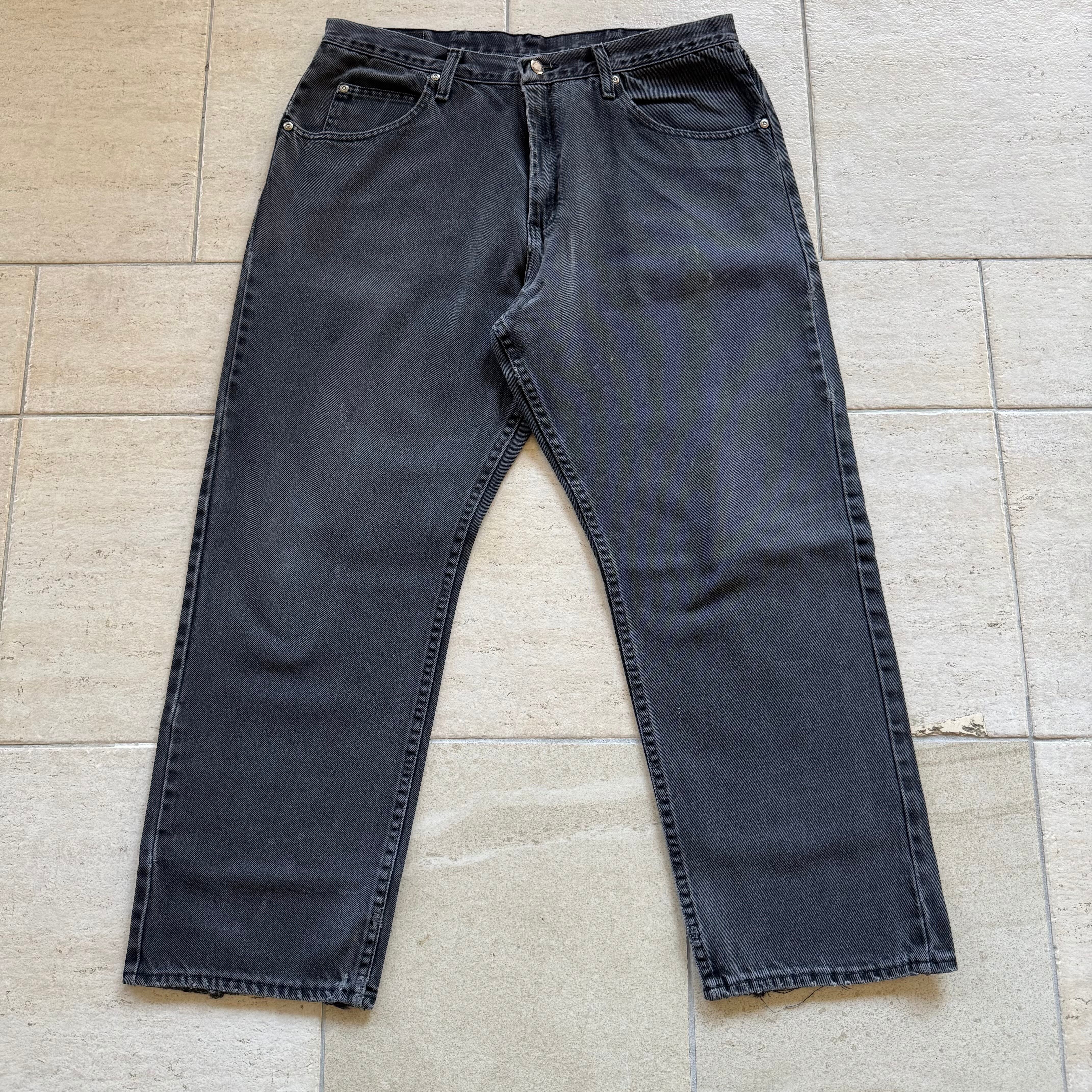 ROCA WEAR バギーデニム W42 新品タグ付き ペイント Wrangler Black 