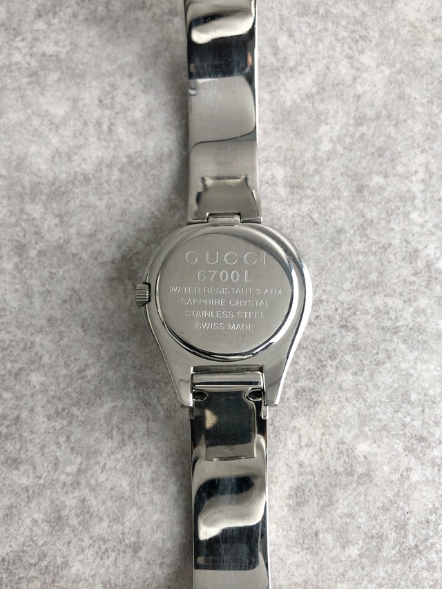 GUCCI グッチ 腕時計 シルバー ステンレススチール 6700L クウォーツ vintage ヴィンテージ オールド 7uaka3
