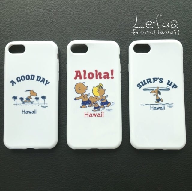 ハワイ限定 Hawaii直輸入
日焼けスヌーピー 
SURF'SUPスマホケース