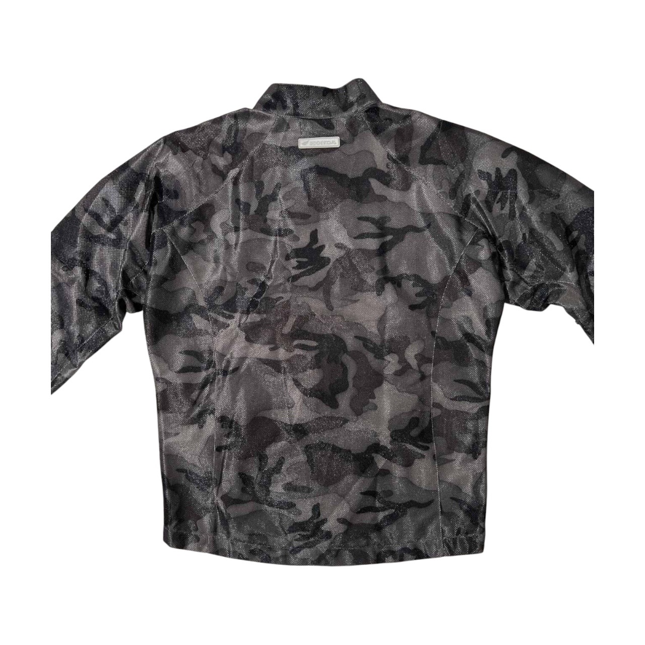 HONDA ホンダ 迷彩 カモフラ メッシュ ライディング ジャケット バイクウェア M /ライダース/バイク/バイカー/グリーングレー系