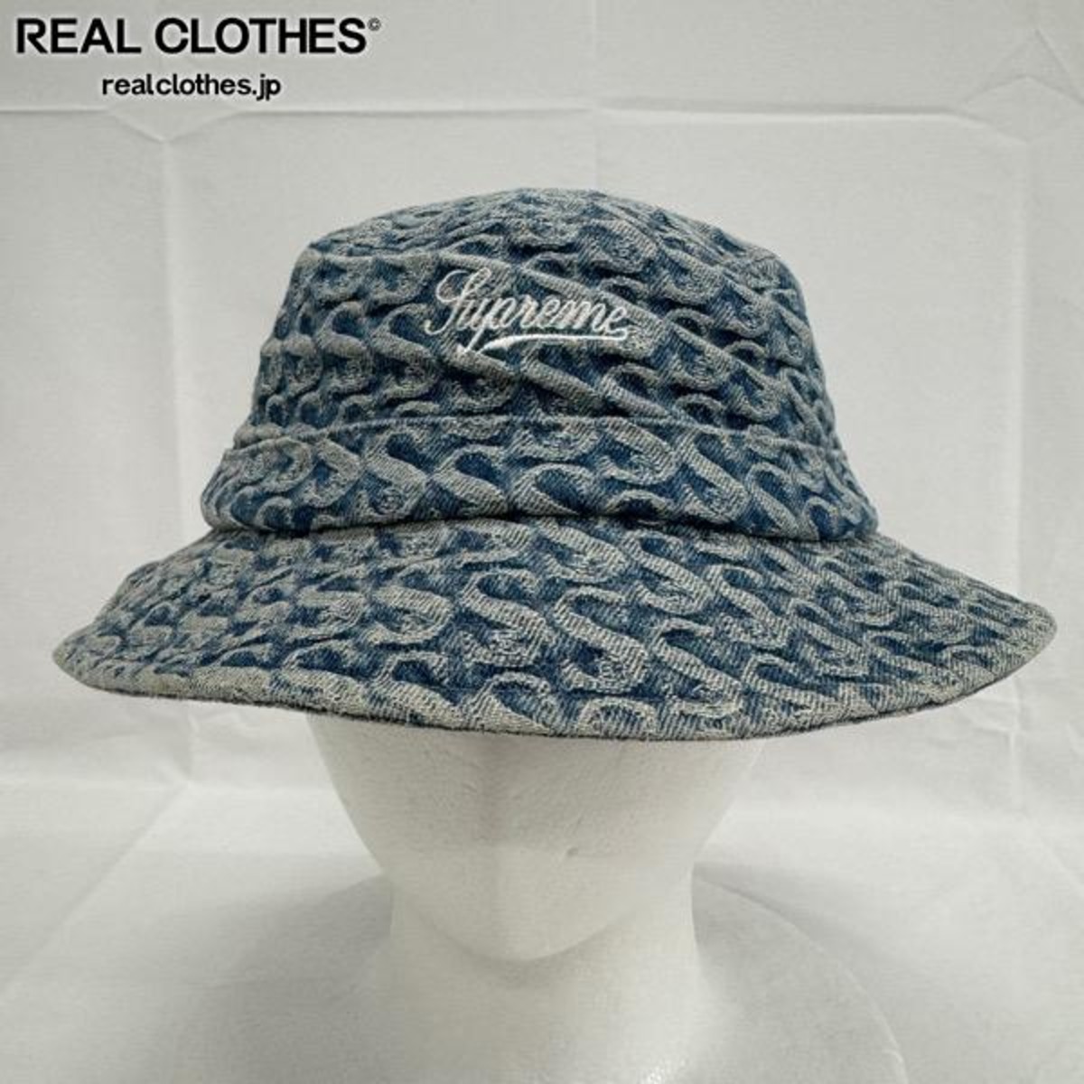 Supreme/シュプリーム【21AW】Monogram Denim Crusher Hat/モノグラム 
