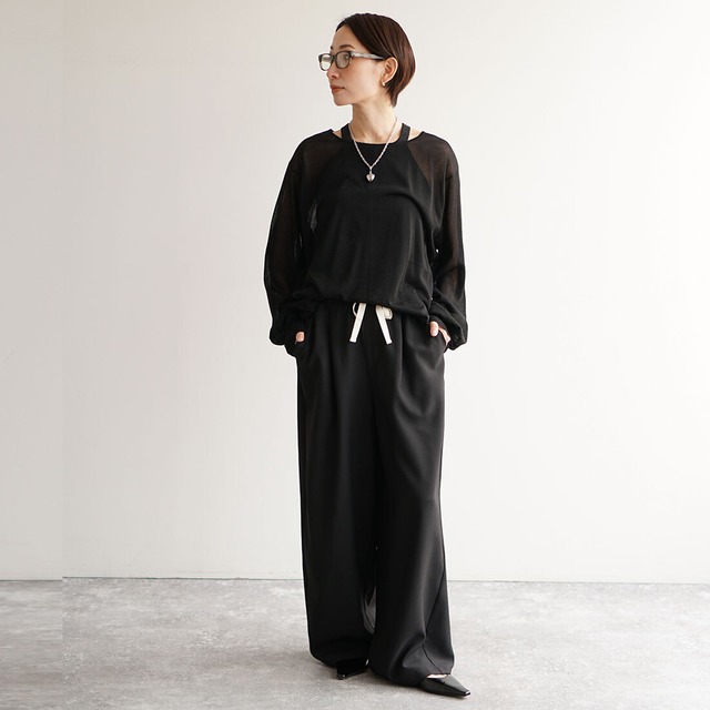 ベーシックシアーニット