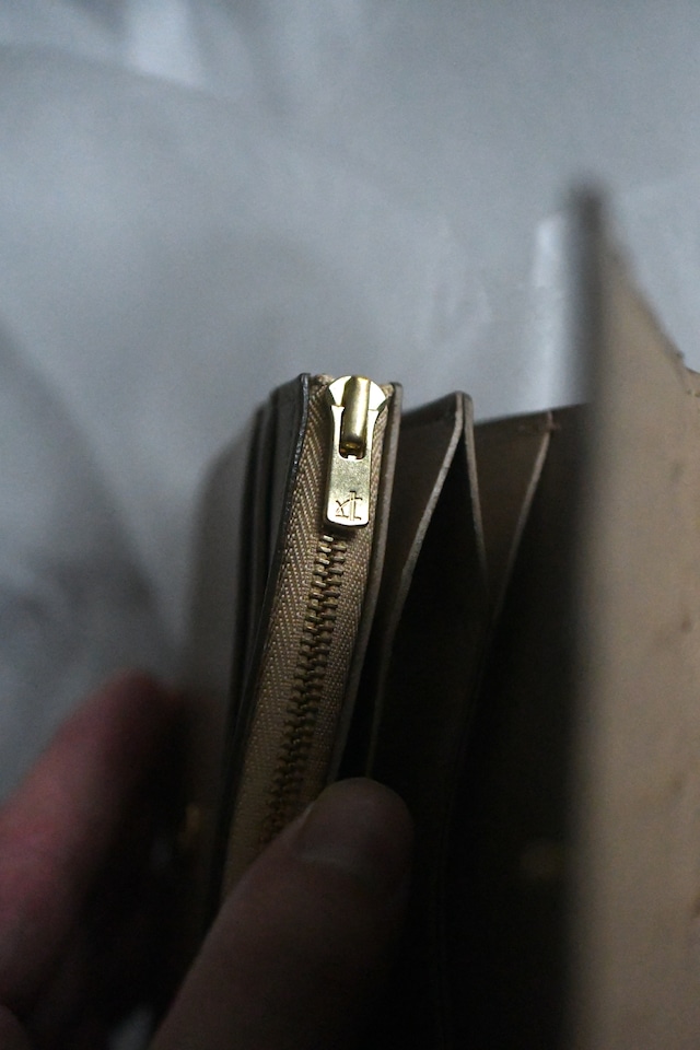 forme / Short Wallet / Ostrich (Black , Natural)