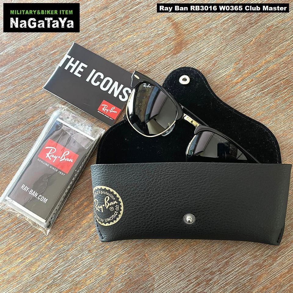 レイバン Ray Ban サングラス RB3016 W0365 クラブマスター ブラック