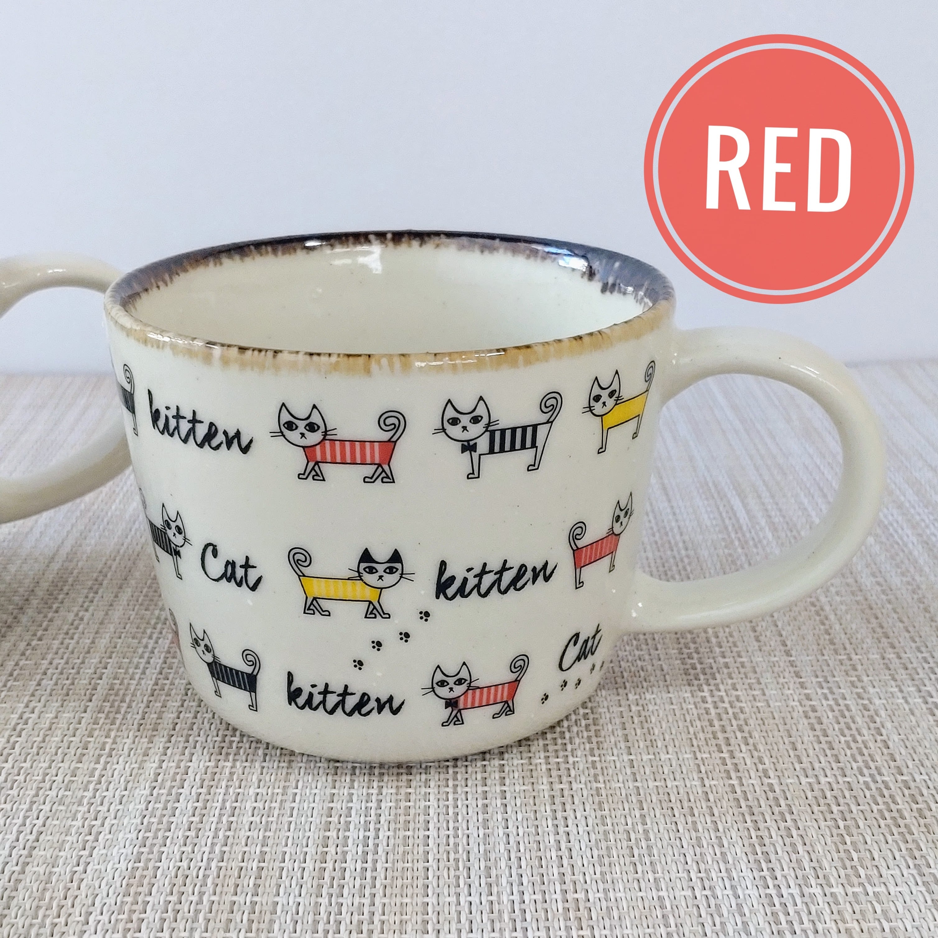 新品 日本製 美濃焼 猫 ねこ マグカップ スープカップ お洒落 | うつわ