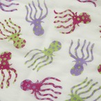 タコ柄ストール スカーフ 大判コットンストール 蛸 タコ オクトパス グリーン レッド 赤 変柄 変わり柄 面白柄 ユニーク