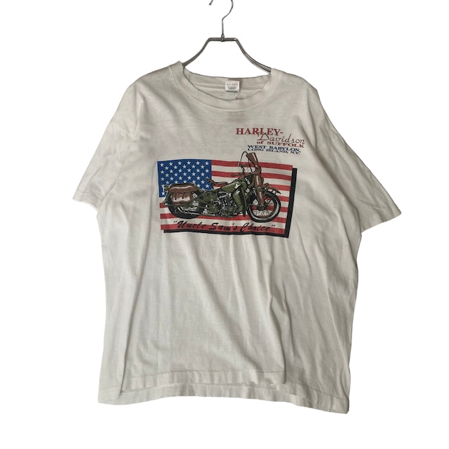 【90's】【Made in USA】FRUIT OF THE LOOM   半袖Tシャツ　L   プリント　Vintage
