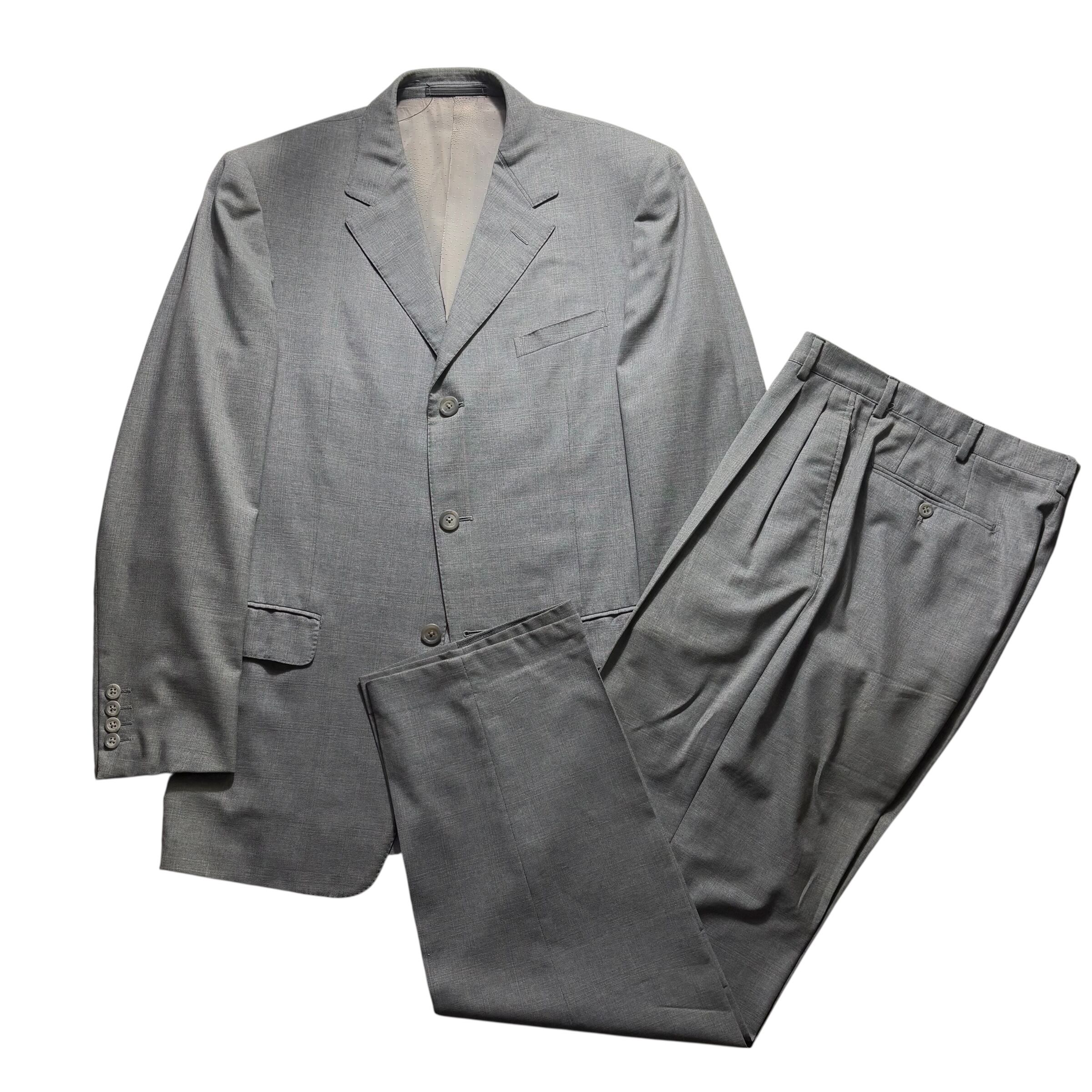 vintage GIANNI VERSACE pink lined check suits set-up | Pay ID vintage GIANNI VERSACE pink lined check suits set-up | Pay ID