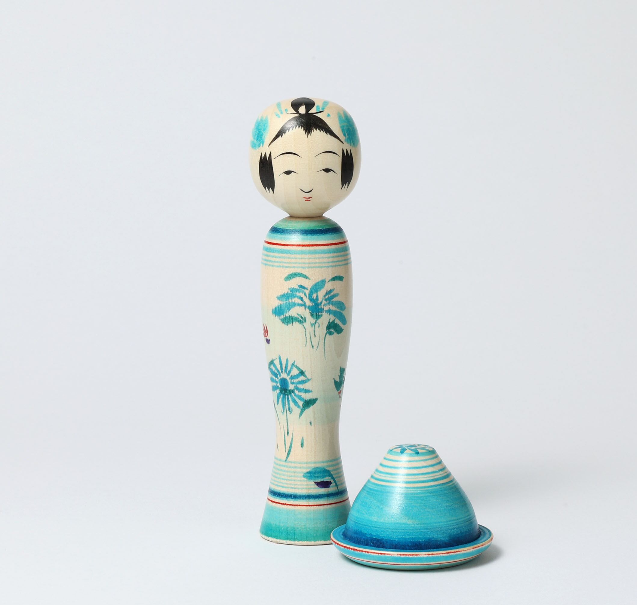帽子こけし Boushi-hat kokeshi doll | 大沼秀顕工人 Hideaki OHNUMA