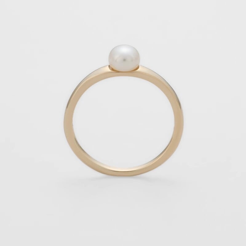 Classic Pearl S925 Gold-Plated Ring