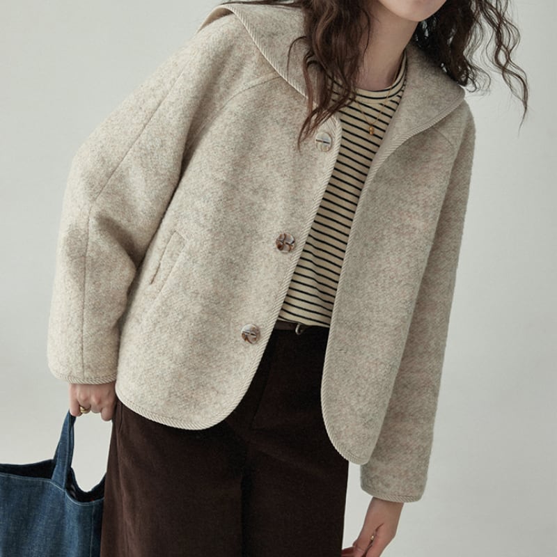 ショート丈キルティングコート M1999