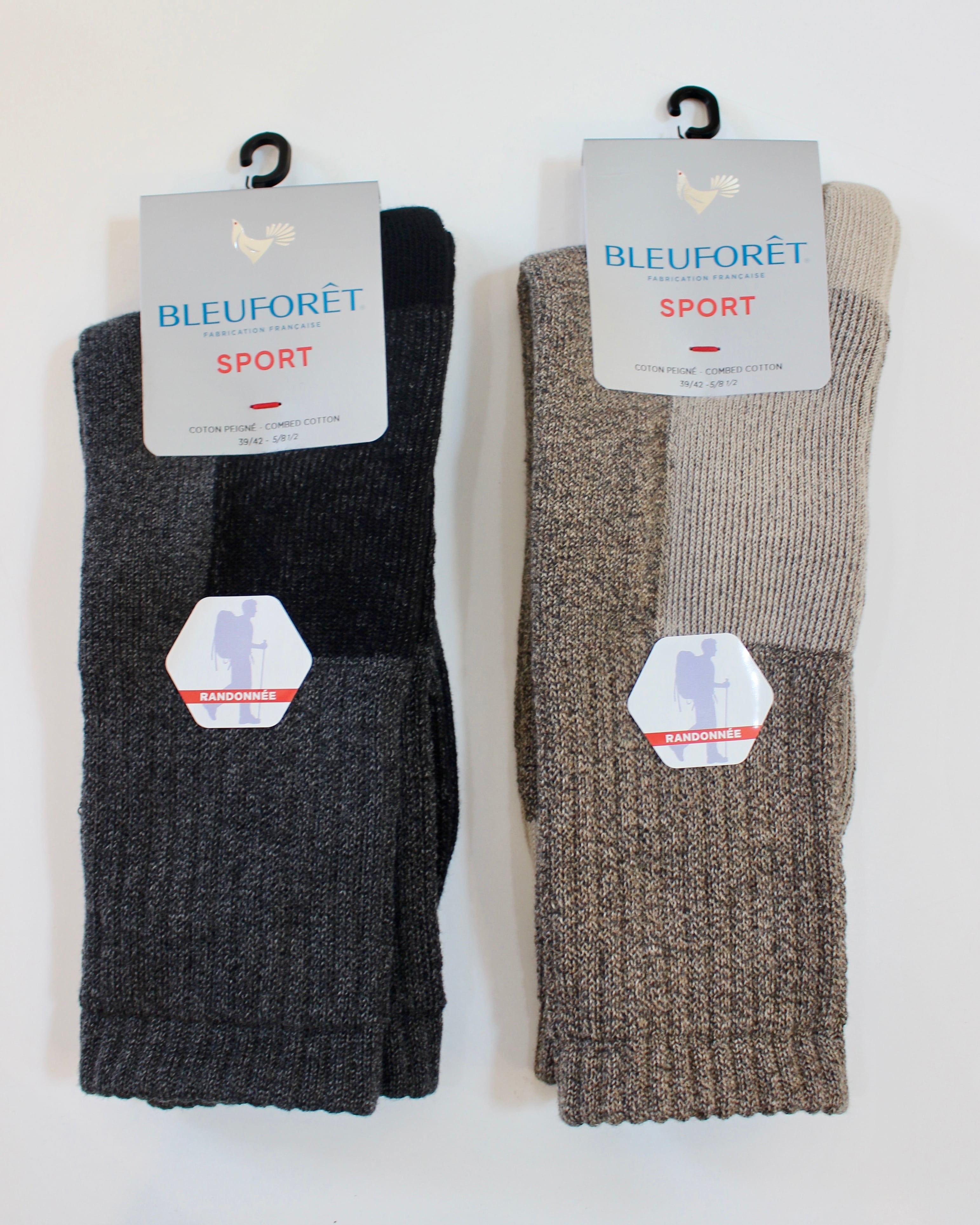 BLEU FORET/ribbed hiking socks【Men’s】