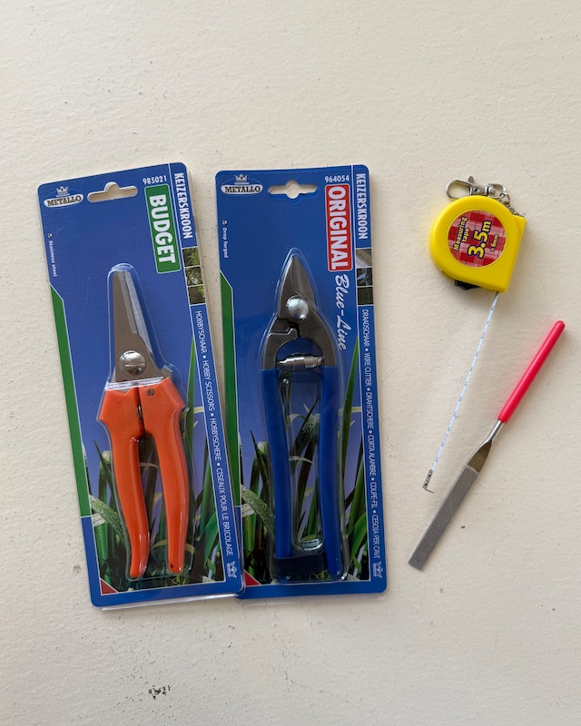 【オランダ直輸入商品2種おまとめ】ホビーシザー / Hobby scissors & ワイヤーカッター/Wire cutter