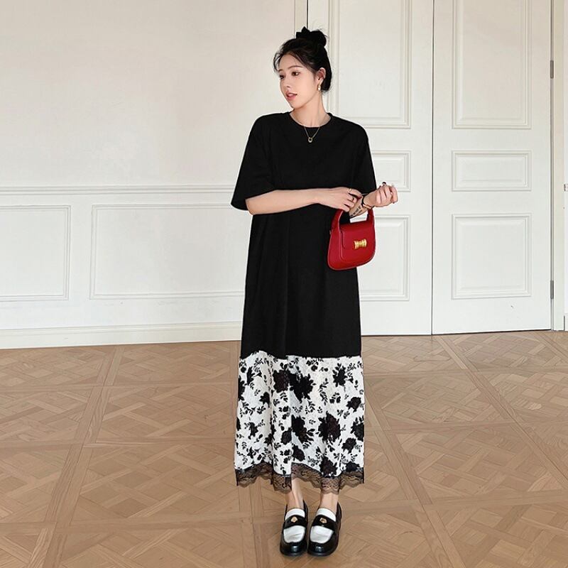 【dress】切り替えカジュアルワンピース M21574