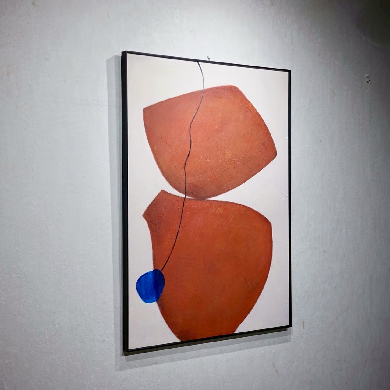 輸入品 油絵 抽象画 壁掛け アート 110×80 現代 美術 絵 絵画