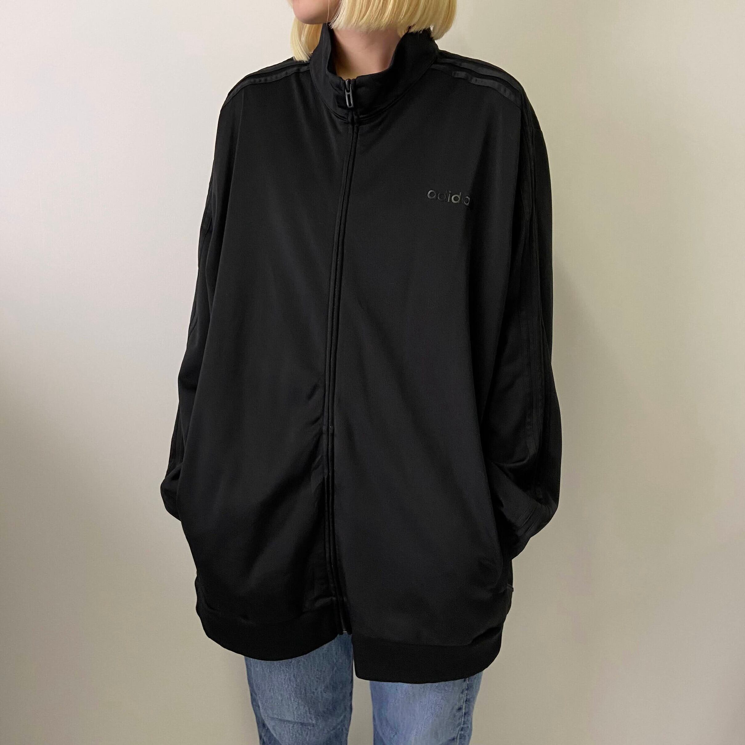 ビッグサイズ adidas アディダス ワンポイントロゴ 袖ライン トラック 