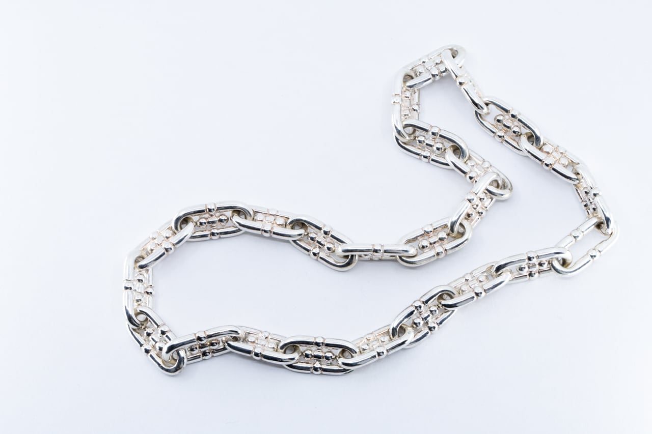 BN-068 10mm Arabesque bangle (M) | WAKAN SILVER SMITH online store