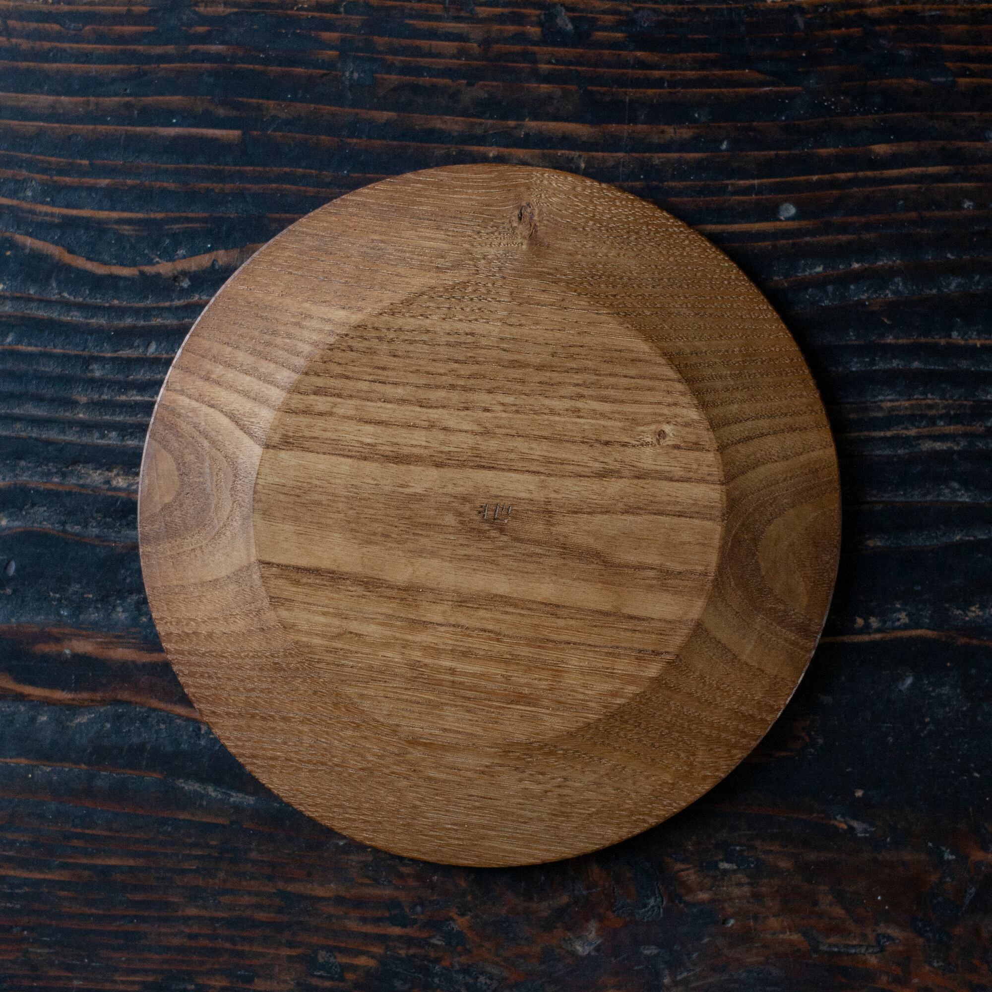 富井貴志 栗リム皿SS φ240 no.56 | くらしのギャラリー杜の街グレース店 