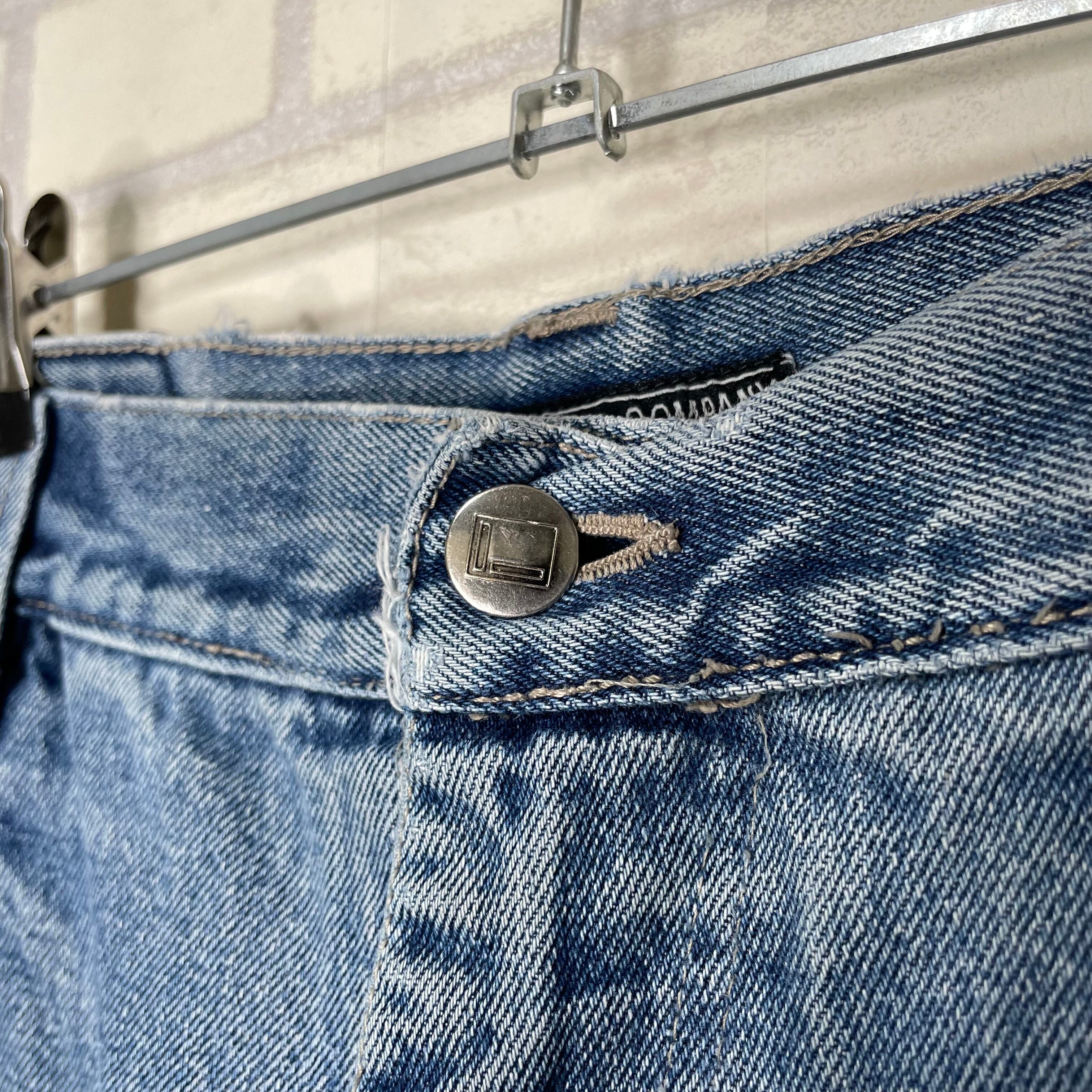 W38×L34】FUBU デニムパンツ 革パッチ ブランドタグ カーゴ | 古着屋 