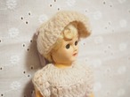 ニットドレスとブーケのお人形　dress me doll 　ピンク 画像5