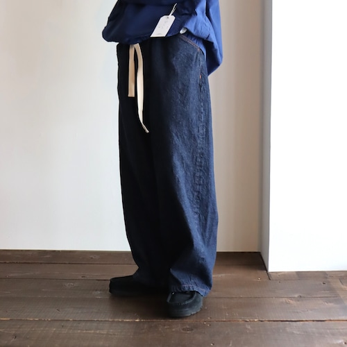 Gurank " Selvage painter pants ( Indigo )"