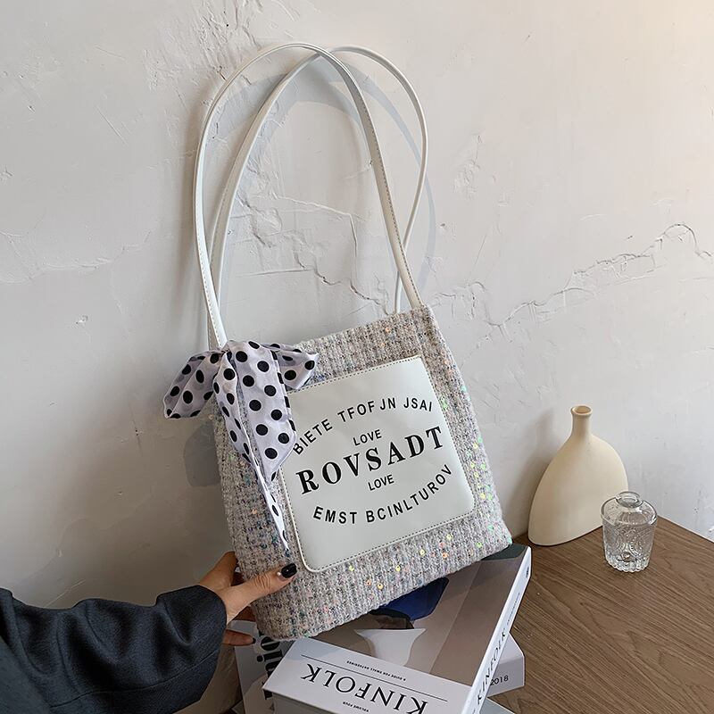 夏のレディースバッグ2020新しいトレンディなファッションワイルドインウールクロスボディバッグネット赤大容量バケットバッグ Tiancai_Wing_Bag5750822