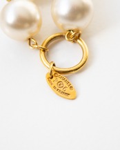 〈CHANEL〉CC mark Pearl Bracelet 1991s