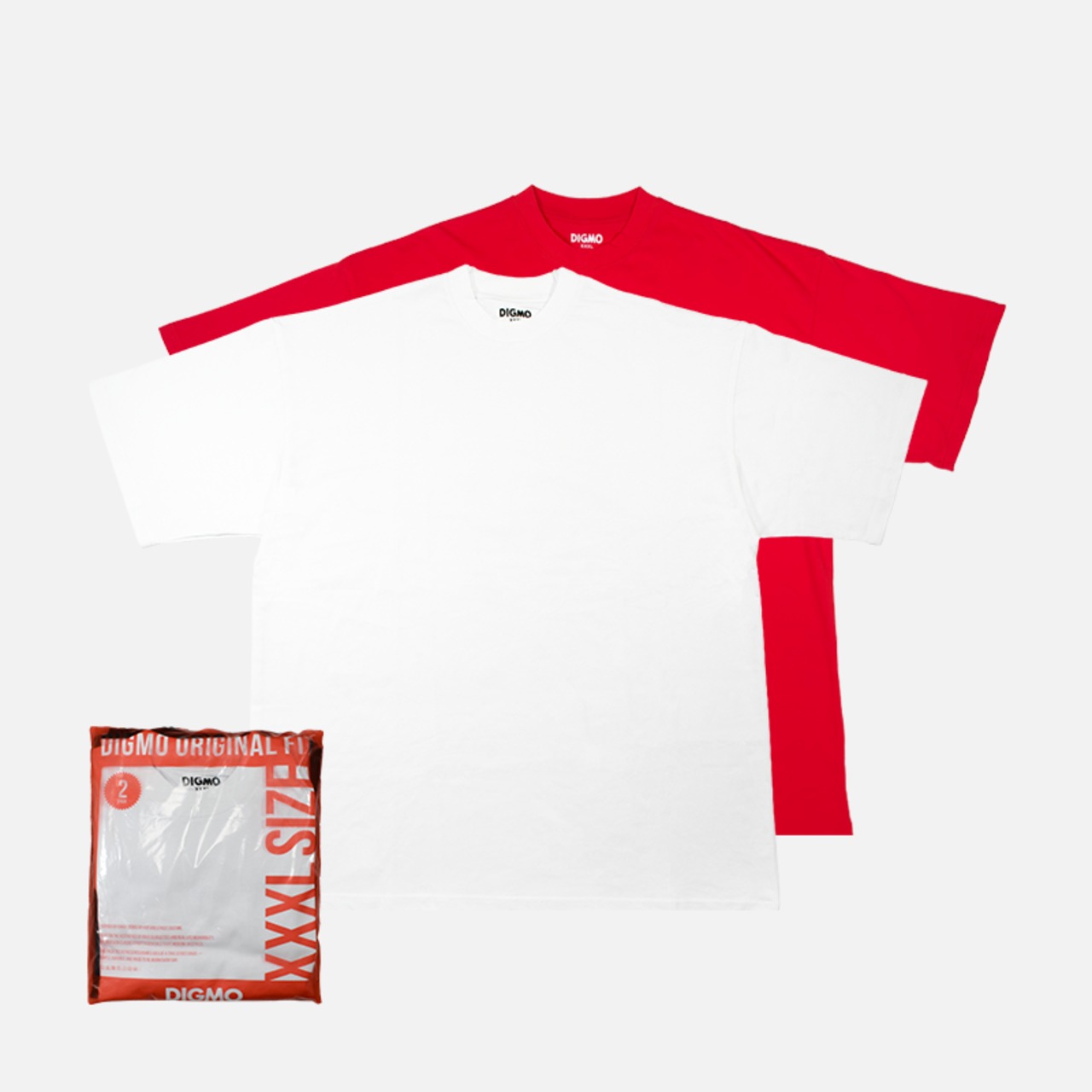 2PACK 無地Tee [PBT01]
