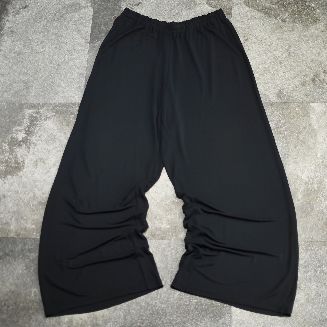 drape silhouette acetate wide easy pants