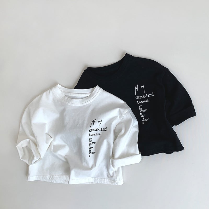 【BABY&KID】秋新作 英字柄tシャツ