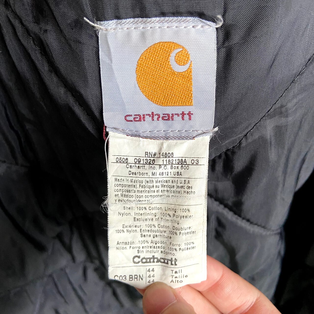 カーハート トラディショナルコート ワークジャケット メンズXL相当