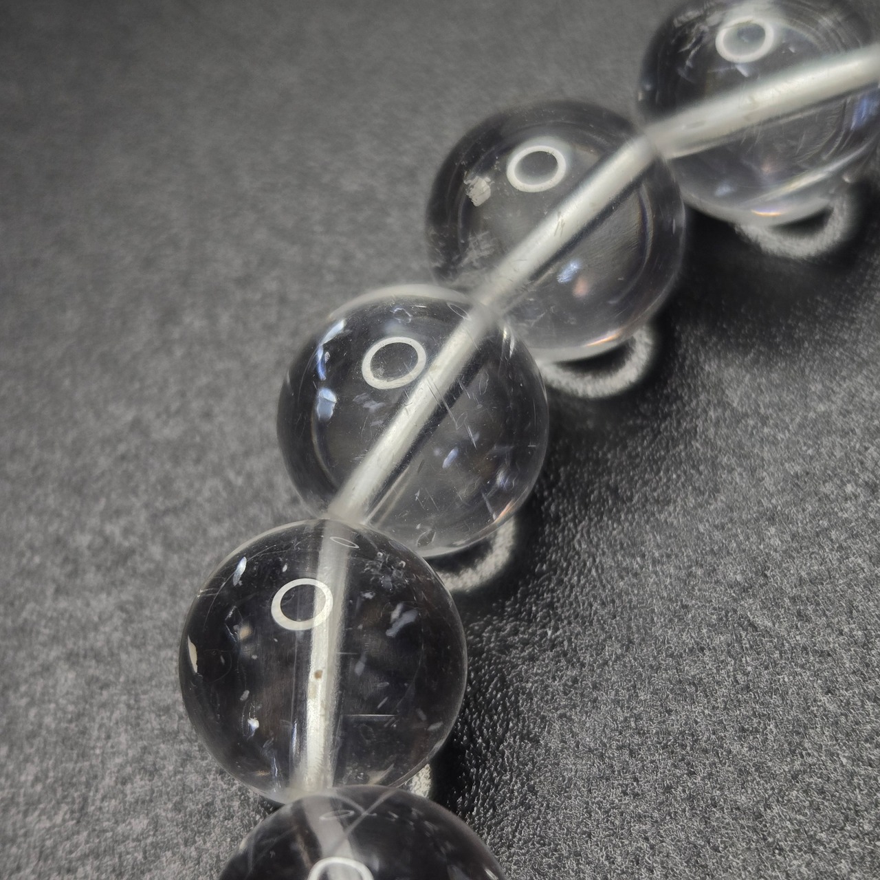 天使の囁き宝石・1点限り】ダイヤモンドダストクォーツ＊約12mm 