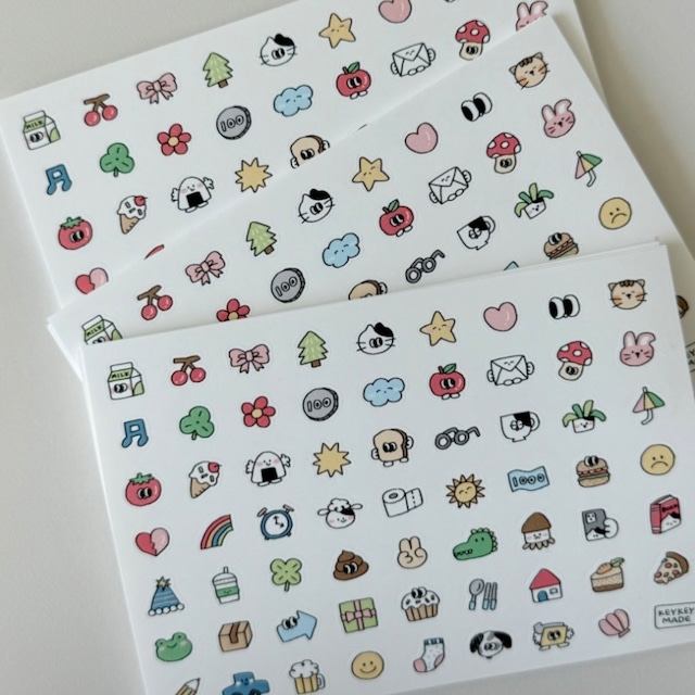 ★予約 KEYKEYMADE 〔sticker -ミニアイコン-〕