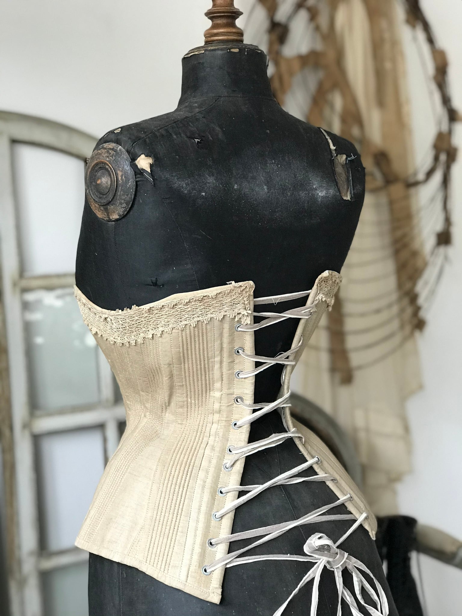 フレンチアンティーク コルセット サンドベージュ | hazel anne btdafa