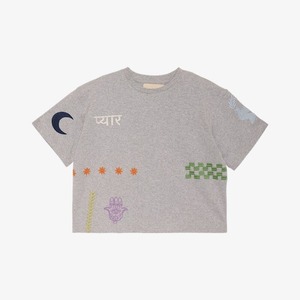 SISSEL MINI｜BILLIE MINI T-SHIRT｜Grey Melange