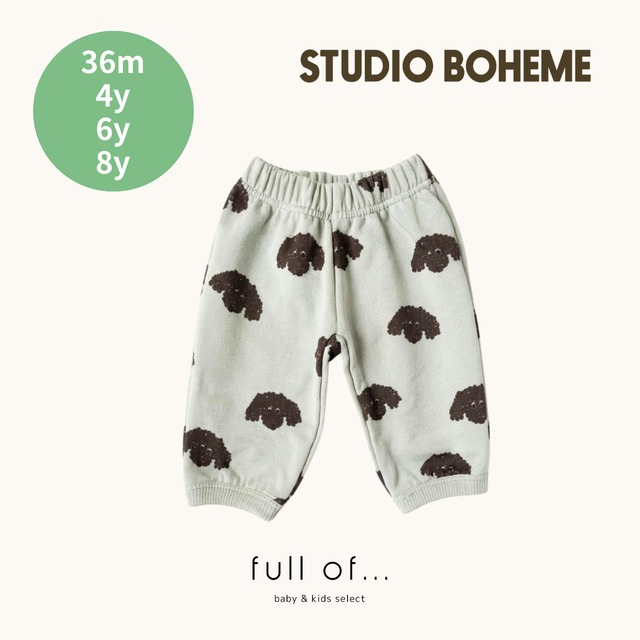 studio boheme paris /  PANTS PORGY  (STONE / DOGS FRERE) 3y-8y 26AW11K