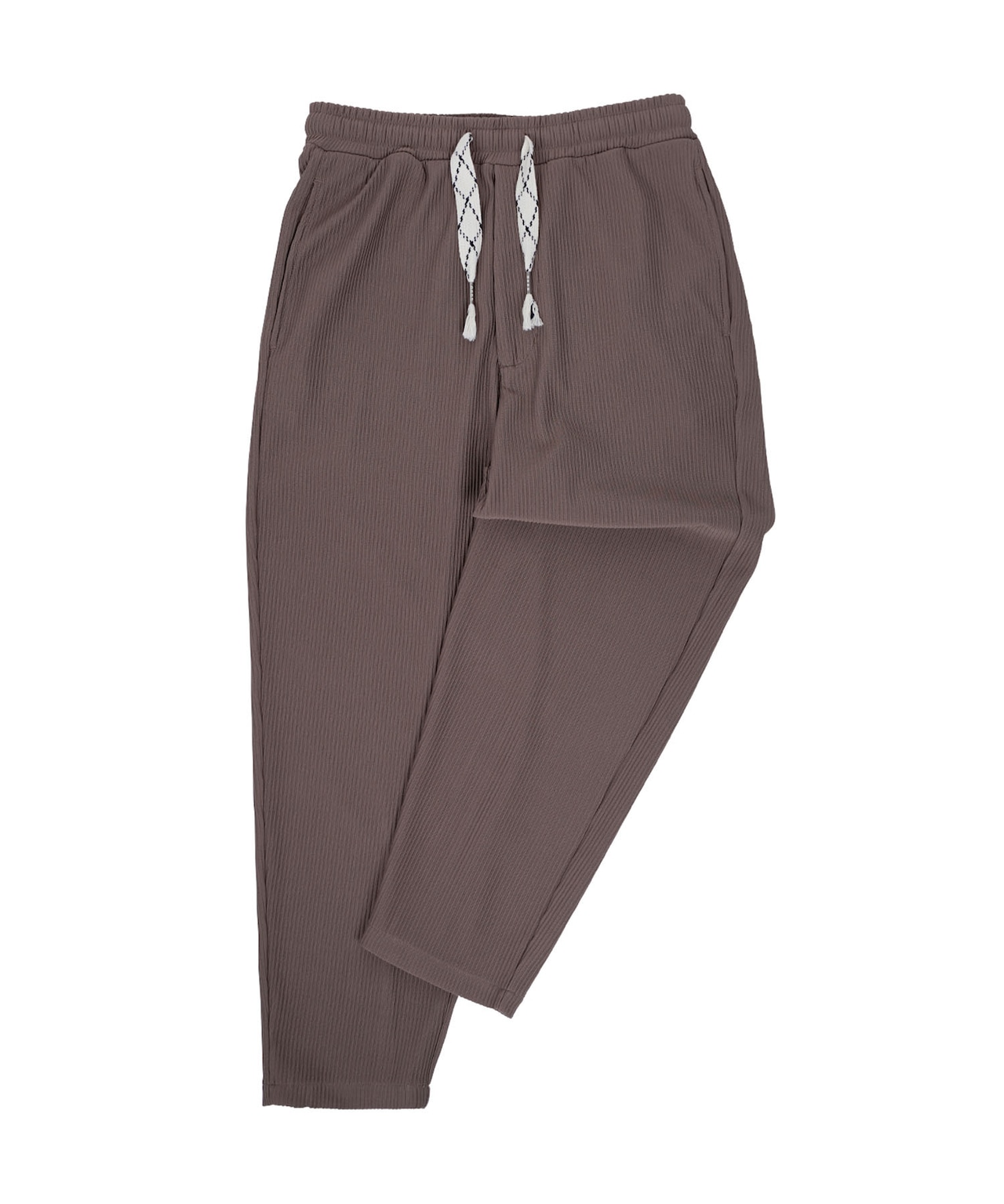 【#Re:room】STRETCH PLEATS TAPERED PANTS［REP241］