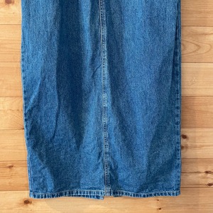 【DENIM&Co】 USA製 ロング デニム スカート アメリカ古着 サイズ6