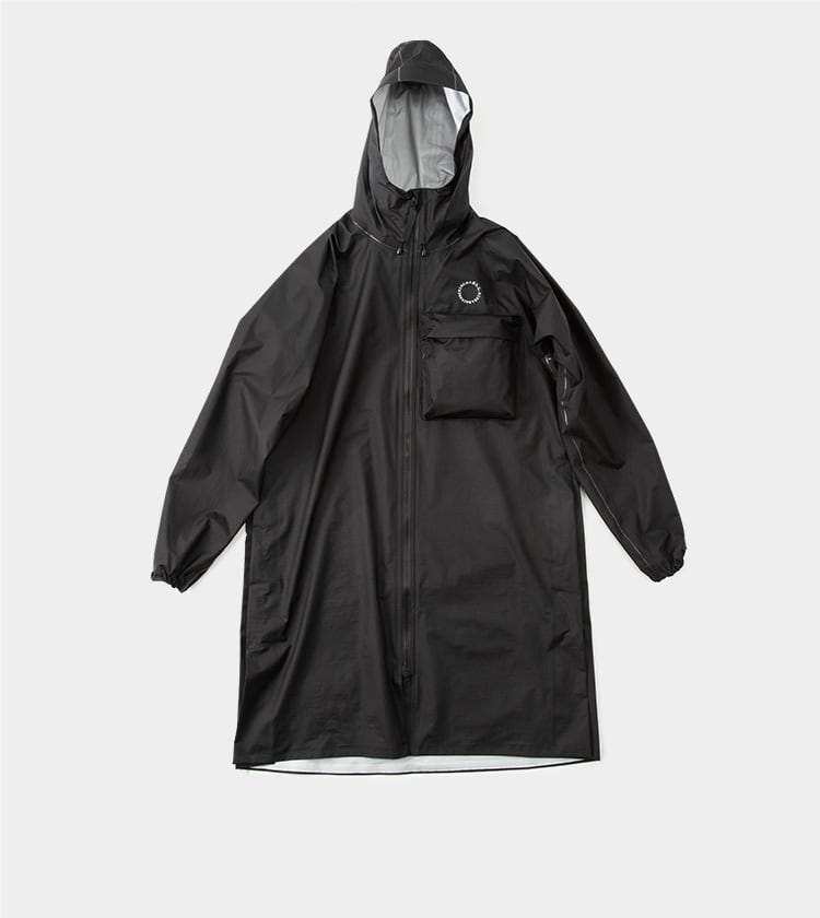 山と道　all weather coat navy s