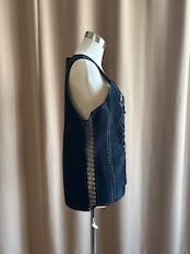 classic mode pigskin vest-5147-2