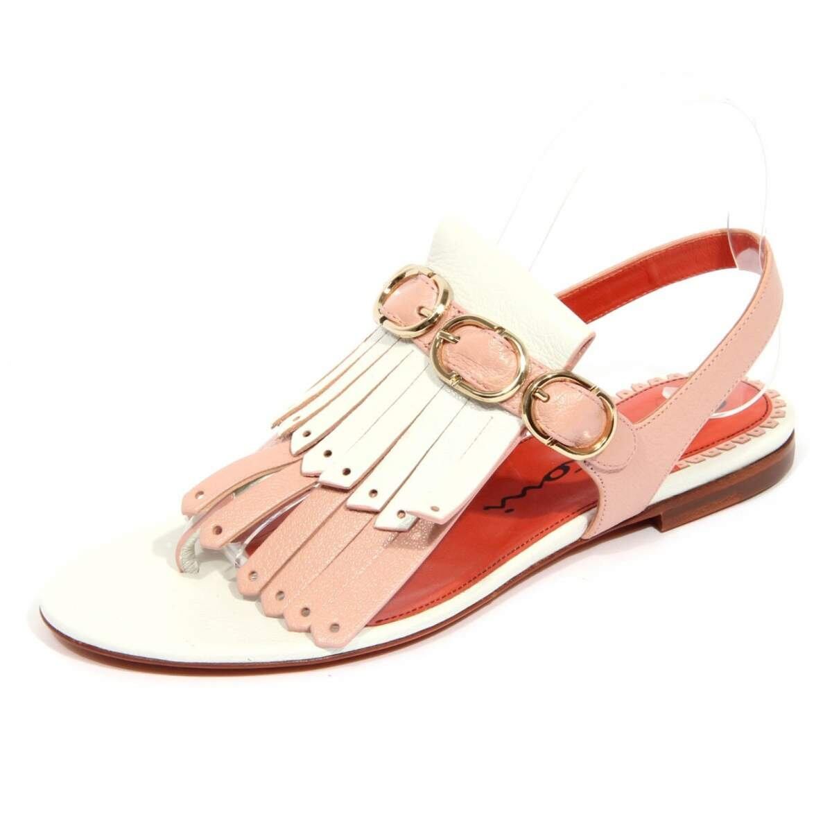 SANTONI サントーニ レディース サンダル レザー ホワイト