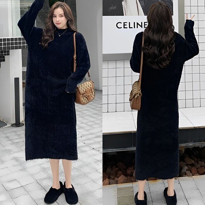 送料無料】 大きいサイズ シャギーニット ふわふわ モコモコ ニット