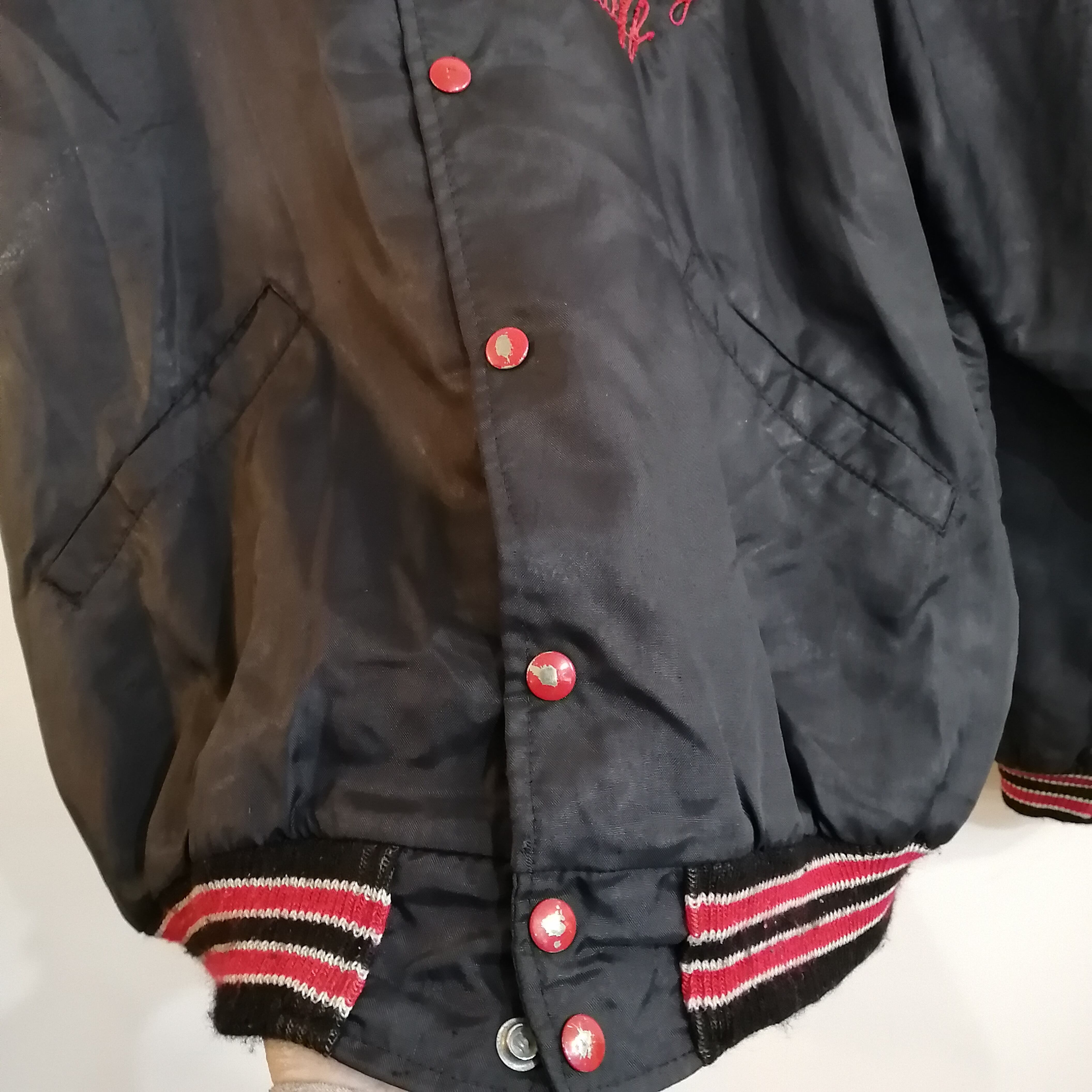 80s BUTWIN nylon stadium jacket (made in USA) | ShuShuBell 
