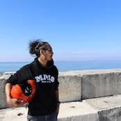 "MMS sculputures" HOODY /L-size